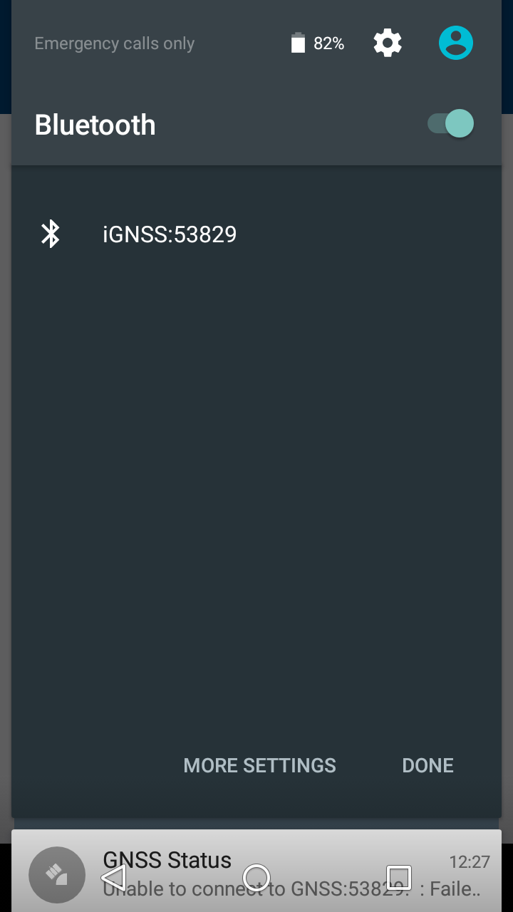 GNSS Status Icon